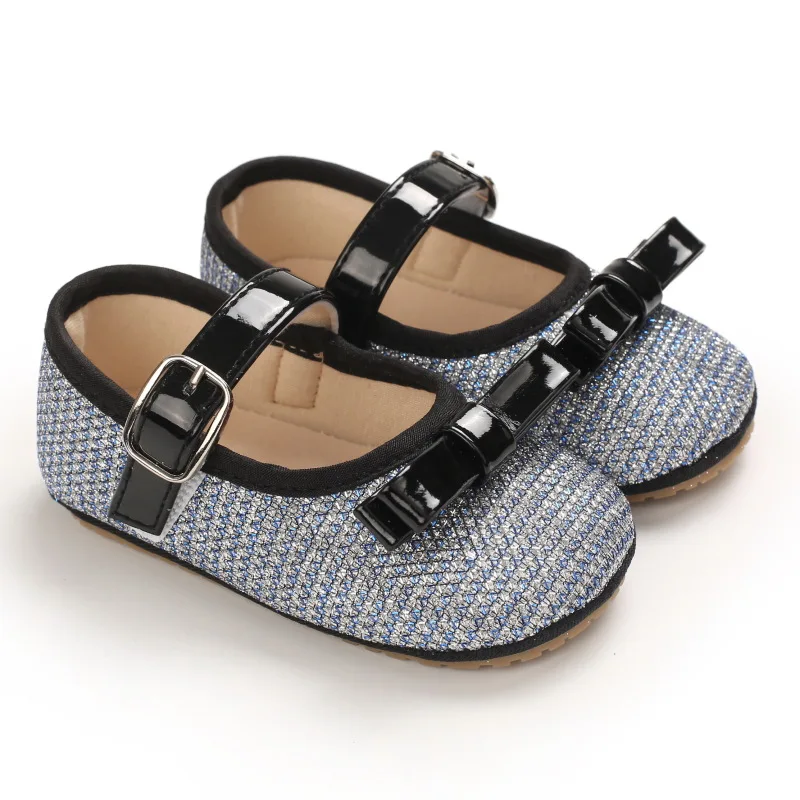

2021 Baby Girls Glitter Shoes Girls First Walkers Infant Toddler Prewalker Soft Sole Baby Shoes Newborn Baby Shoes