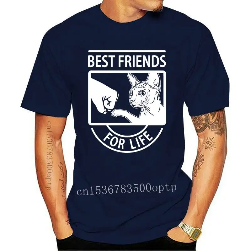 

New Sphynx Cot Best Friends For Life T-shirt Men Shirt