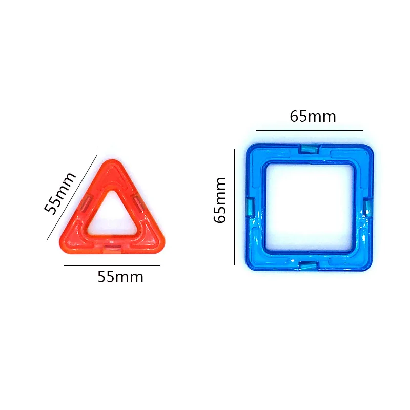 15 шт./компл. большой размер магнитный дизайнерский Строительный набор модель