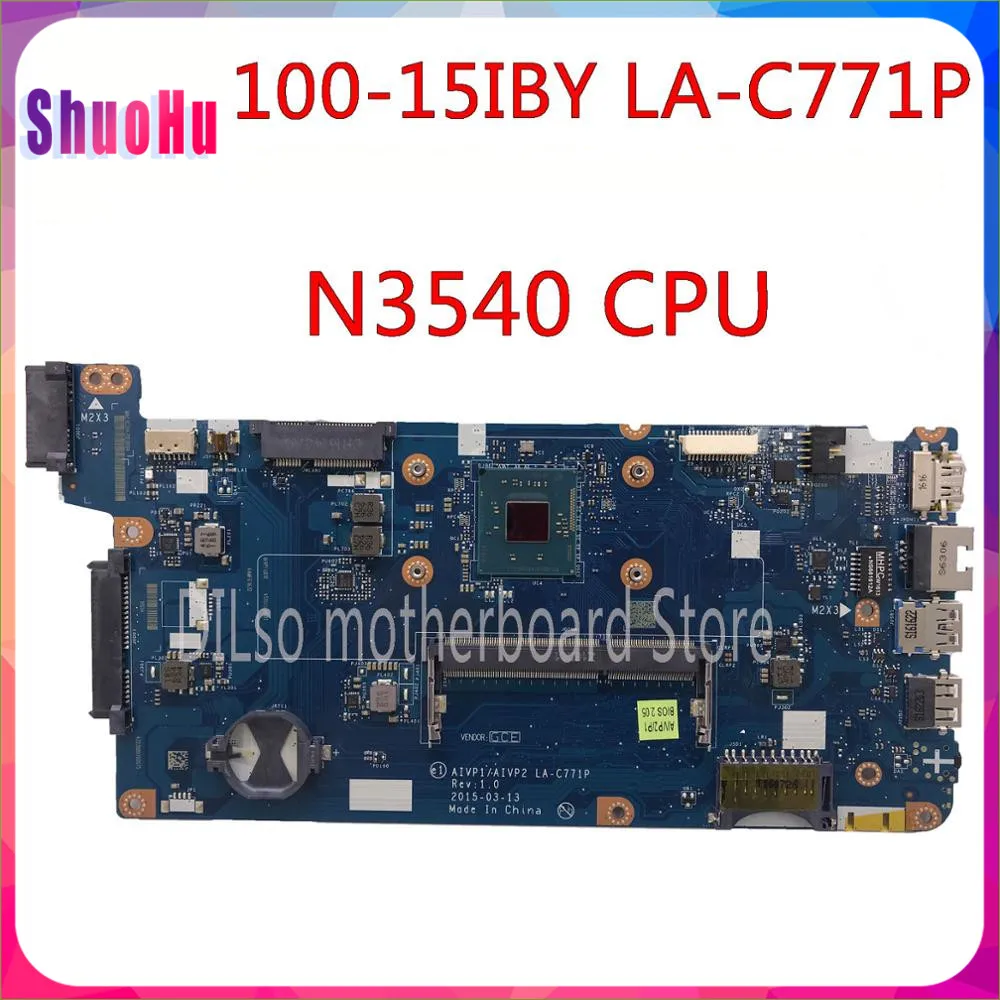 

KEFU 100-15IBY Mainboard For Lenovo Laptop Motherboard AIVP1/AIVP2 LA-C771P DDR3L Test Work 100% Original DDR3 HM76