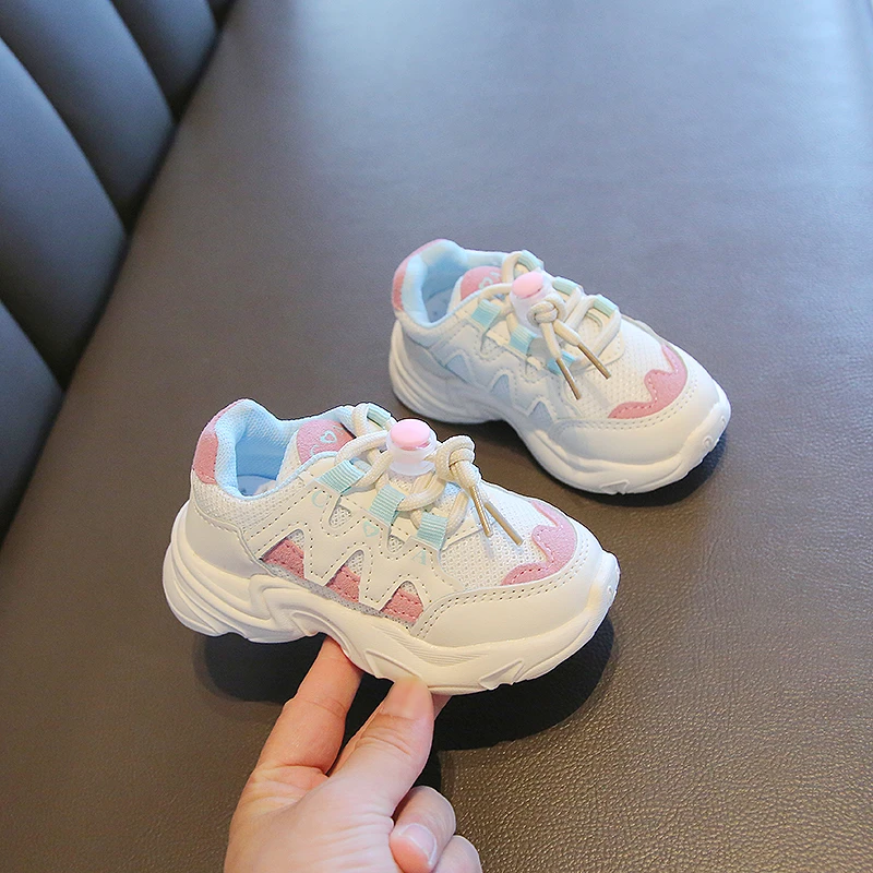 

Toddler Casual Child Basketball Sneakers For Boy Children'S Autumn Shoes For Girls Kids Unisex Black Mesh Trainers Shoe 1-6 Year