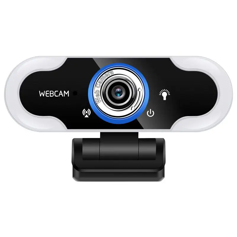

New HD 1080P Webcam With Microphone PC Laptop Desktop USB Webcams With LED Light For Video Live PC Computer Camera 2020