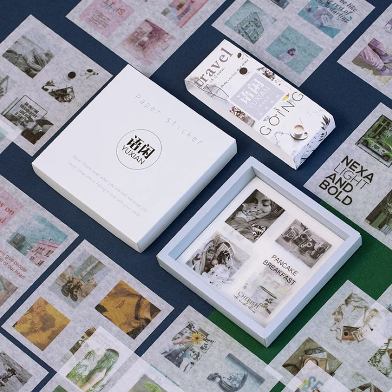 50 шт./кор. принт мульташной Минни бумажный декоративный стикер DIY альбом печать