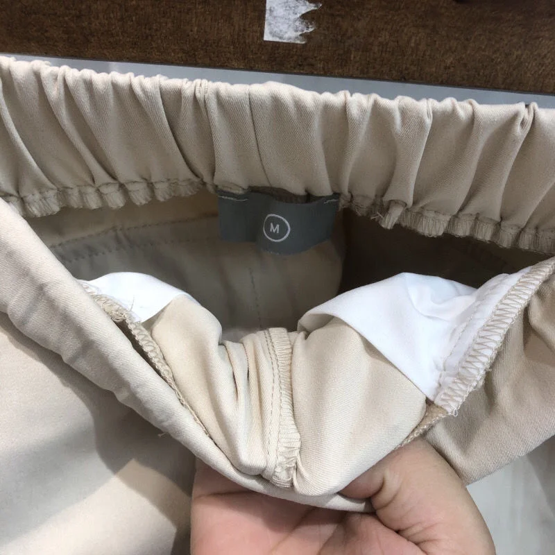 Новинка 2021 высококачественные черные брюки для мужчин и женщин с отделкой