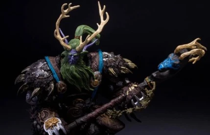 Dryad WOW Сильвана Ветрокрылая стрельба из лука королева вор рыцарь серии ПВХ аниме фигурка для фанатов подарок на день рождения детей - Цвет: Dryad
