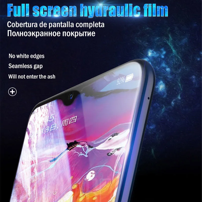 Hydrogel Film For Xiaomi Mi 12X Protective Film Poco F3 Redmi Note 11 Pro 10 9 8 7 9T 9S Mi 11 Lite Ultra 11X Poco X3 Pro NFC M3