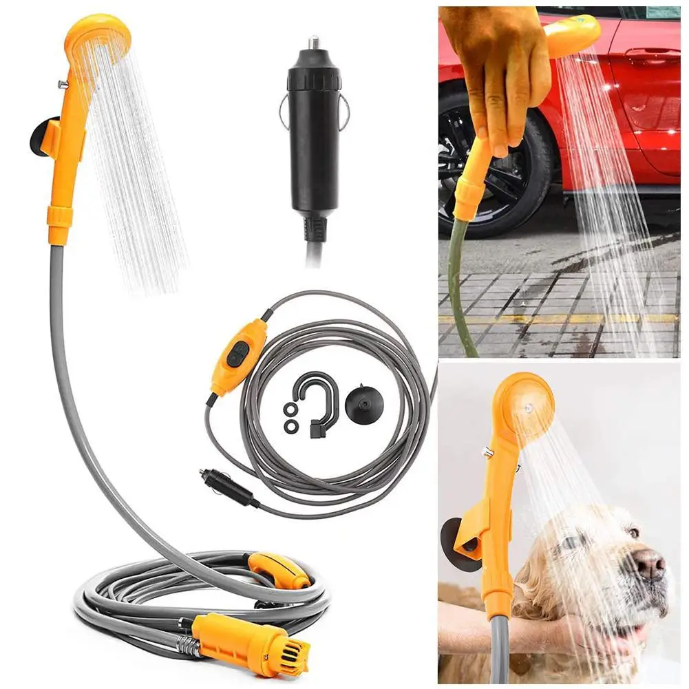 

Hot 12V Universal Car Washer Shower Set Portable Electric Car Bucket 20L Camping Outdoor Pump Hiking Pet Washer Travel Wash Y0B7