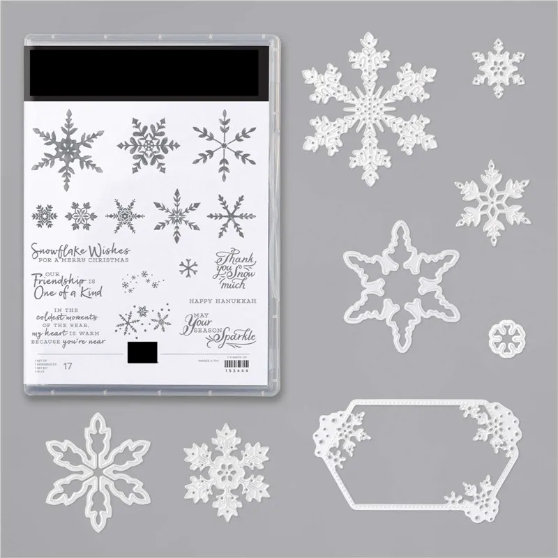 

Snowflake Metal Cutting Dies Stencils and Stamps for DIY Scrapbooking Stamp/photo album Decorative Embossing DIY Paper Cards