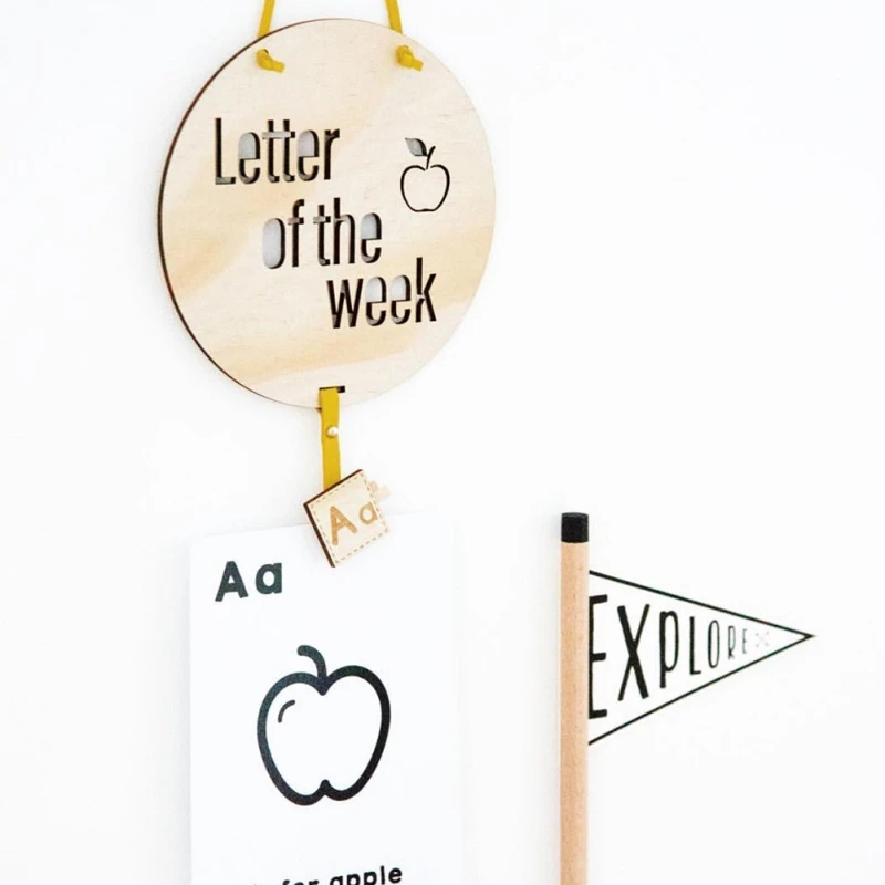 Заколка для волос в скандинавском стиле детский деревянный держатель фото