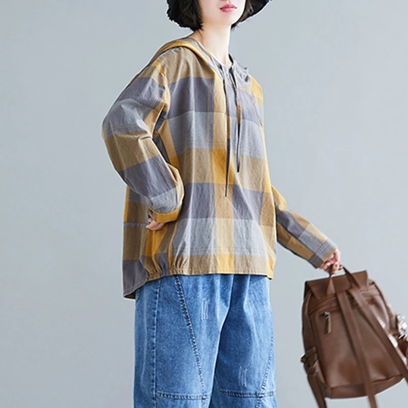 Max LuLu 2020 корейский модный стиль женские весенние повседневные рубашки клетчатые