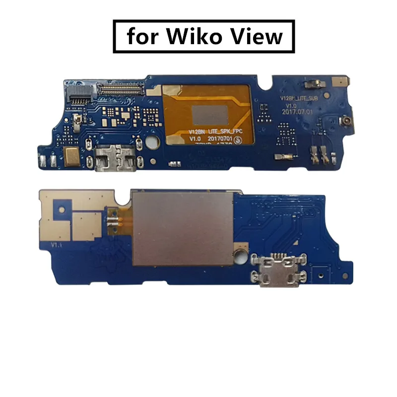 Коннектор для док станции Wiko View USB плата PCB гибкий кабель телефона Ремонт экрана