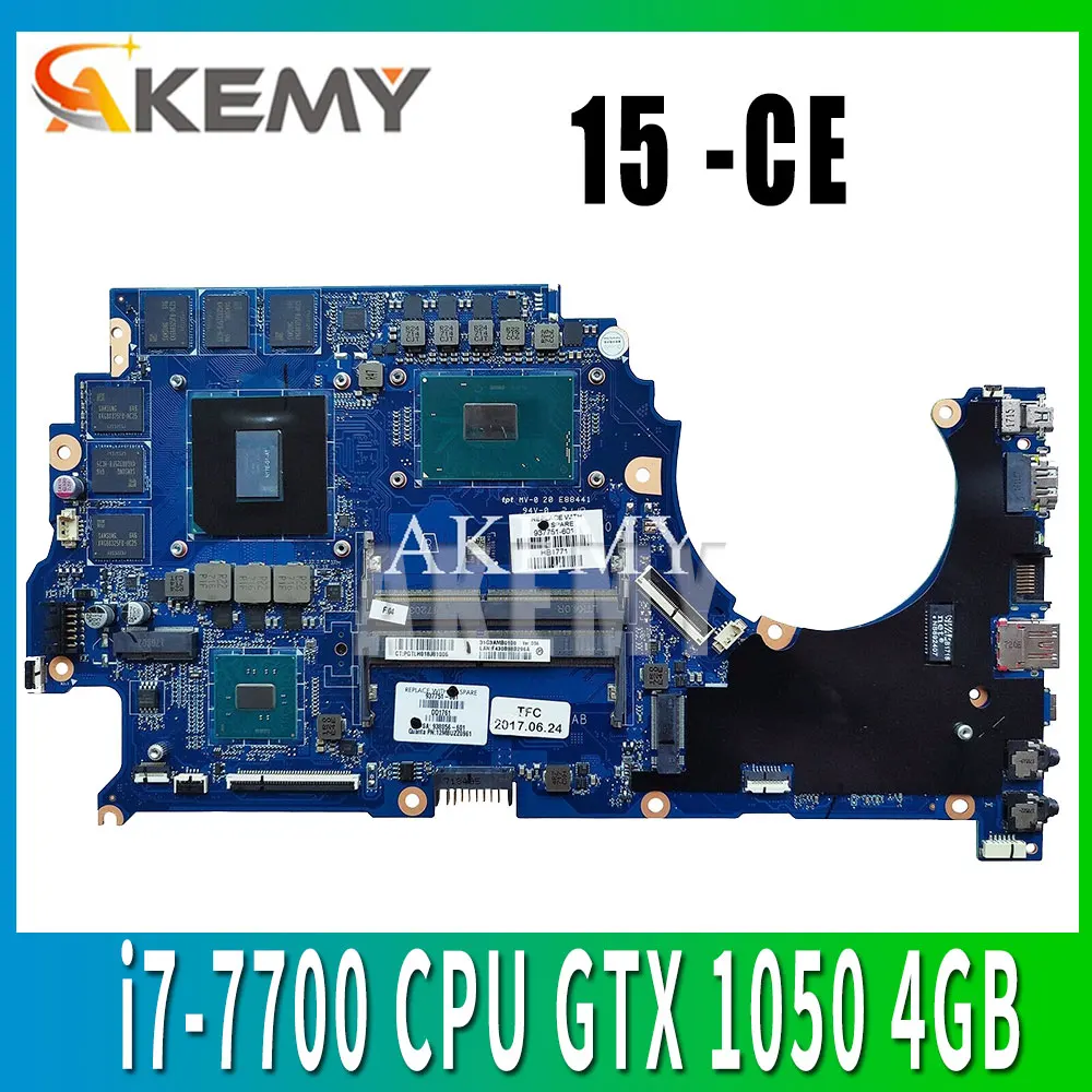 Для hp 15 ce002 CE Материнская плата ноутбука 929483 601 501 001 аккумулятор большой емкости