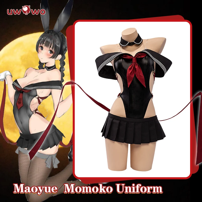 UWOWO Maoyue Momoko Униформа кролик косплей костюм сексуальный боди милый обратная
