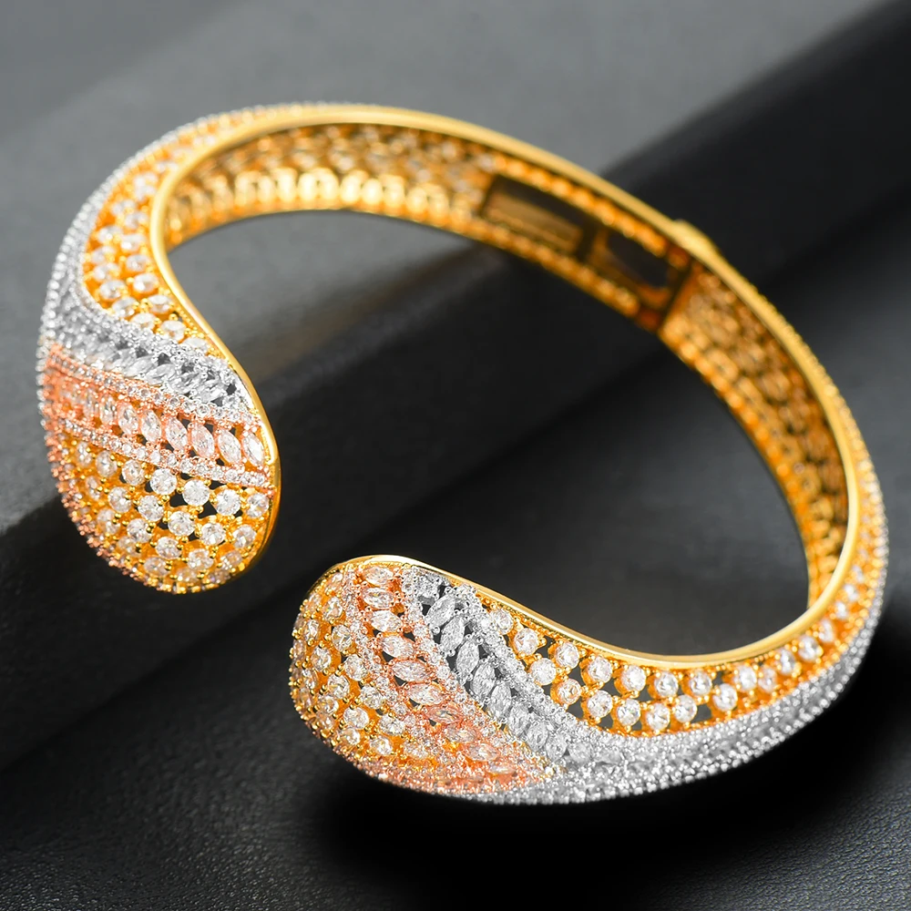 Missvikki индийский Африканский нигерийский Свадебный Роскошный Открытый браслет