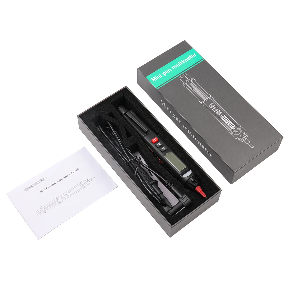Цифровой мультиметр MUSTOOL MT007/Pro/En 3 в 1 тестовый свинцовый стандартный ЖК/анти