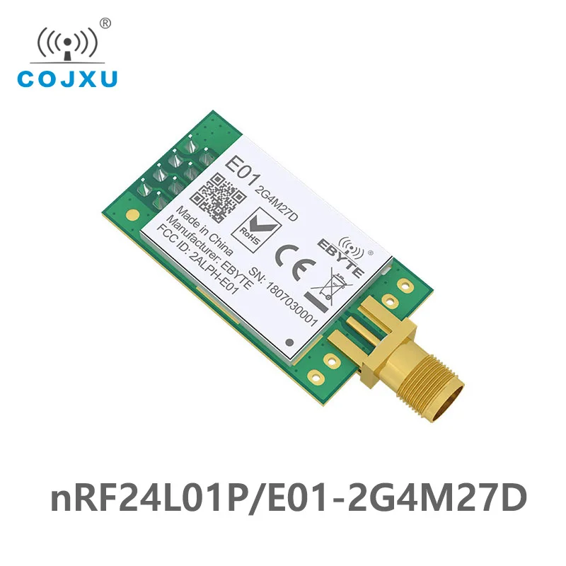 

2.4GHz nRF24L01P 27dBm nRF24L01 PA LNA cojxu E01-2G4M27D Long Range SPI DIP IoT Module Wireless Transceiver and Receiver