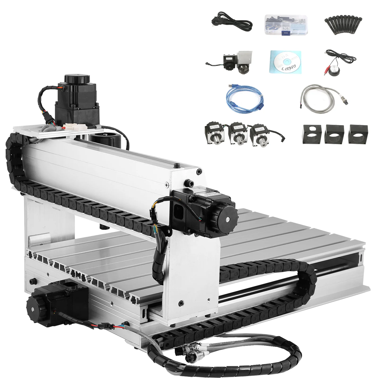 Фрезерный станок с ЧПУ 3040T 3 оси гравировальный настольный USB роутер гравер