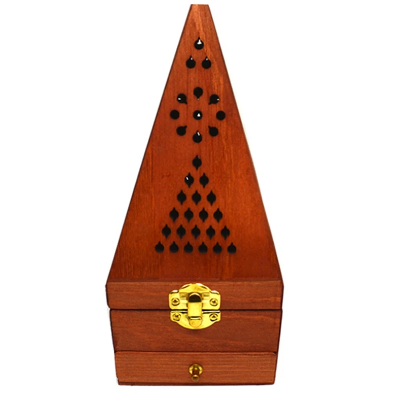 

Wood Incense Burner,Middle East Incense Burner Version, Tower Wooden Smoked Incense Burner,Aroma Censer Home Decor