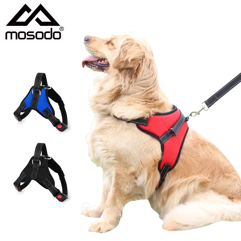 

Dog Strap Vest Pet Strap Nylon Breathable Adjustable Collar Small Large Dog Outdoor Walking Strap Dog Accessories Supplies