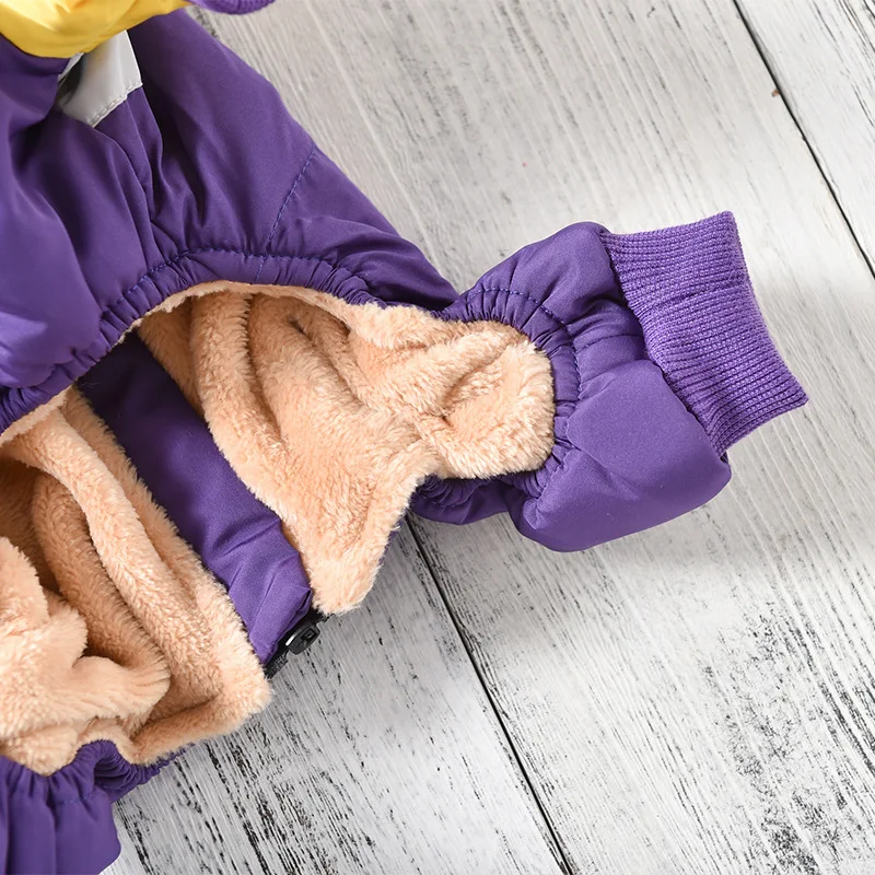 Теплая одежда для домашних животных на осень и зиму ветрозащитная утепленная