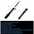 Портативный насос высокого давления PSI, велосипедные баскетбольные мини-насосы