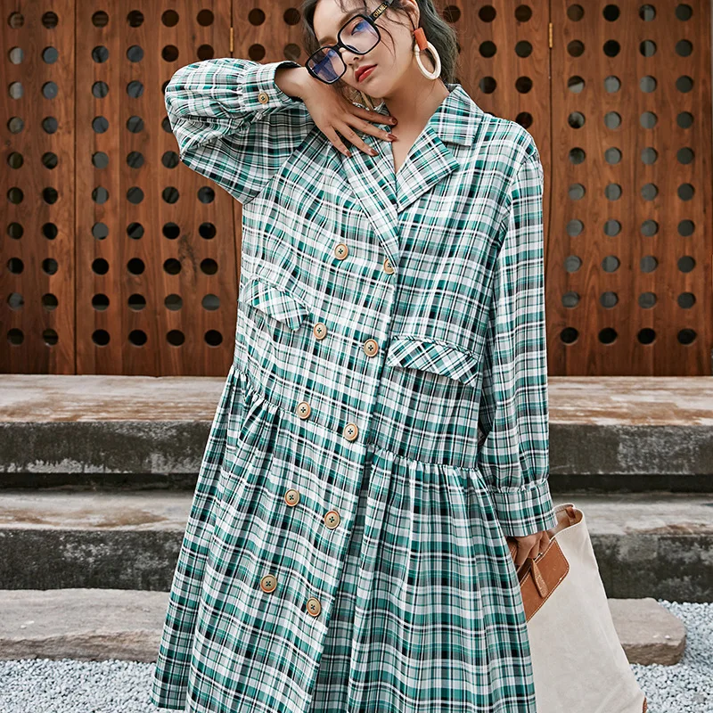 XUXI 2020 женское модное платье из Южной Кореи может прислать зеленую женскую одежду