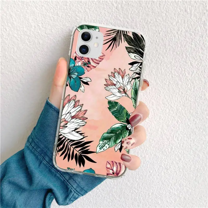 tropical jungle birds phone case for iphone 11 pro xs max 8 7 6 6s plus x 5s se 2020 xr cover free global shipping