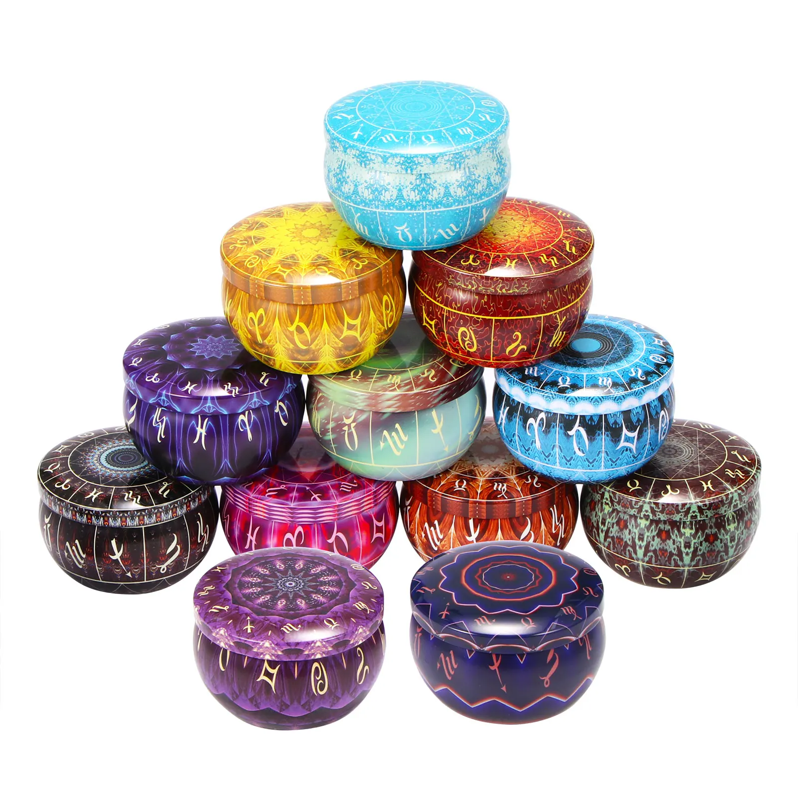 12 шт. лампы в форме свечи жестяные банки &quotсделай сам&quot для изготовления свечей