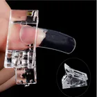 Акриловый зажим для ногтей, пластиковый накладной лак для ногтей, накладные ногти, быстрая формовка, УФ-гель, светодиодный Маникюрный Инструмент для дизайна ногтей