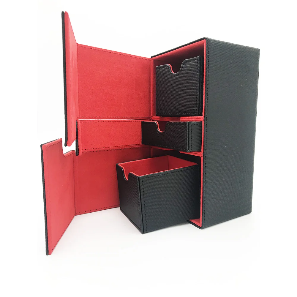 Ультра 200 + карт колода коробка Alkov кожаные настольные игры карты TCG двухслойные