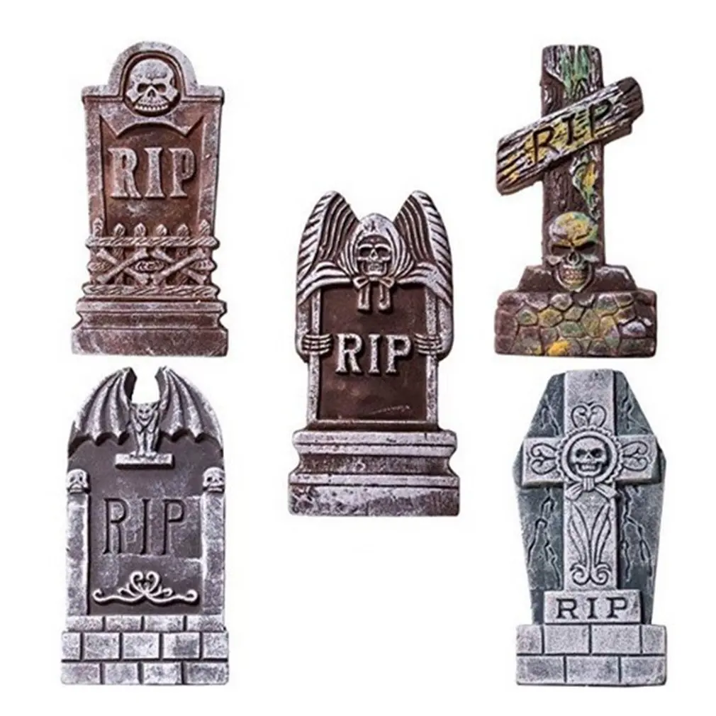 5 шт. пенная надгробная плита вечерние украшения на Хэллоуин ужас атмосфера