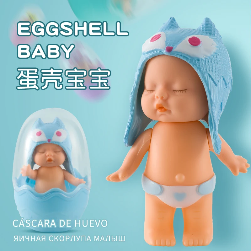 Новое яйцо игрушка мини фигурки коричневого медведя украшение спящие куклы для