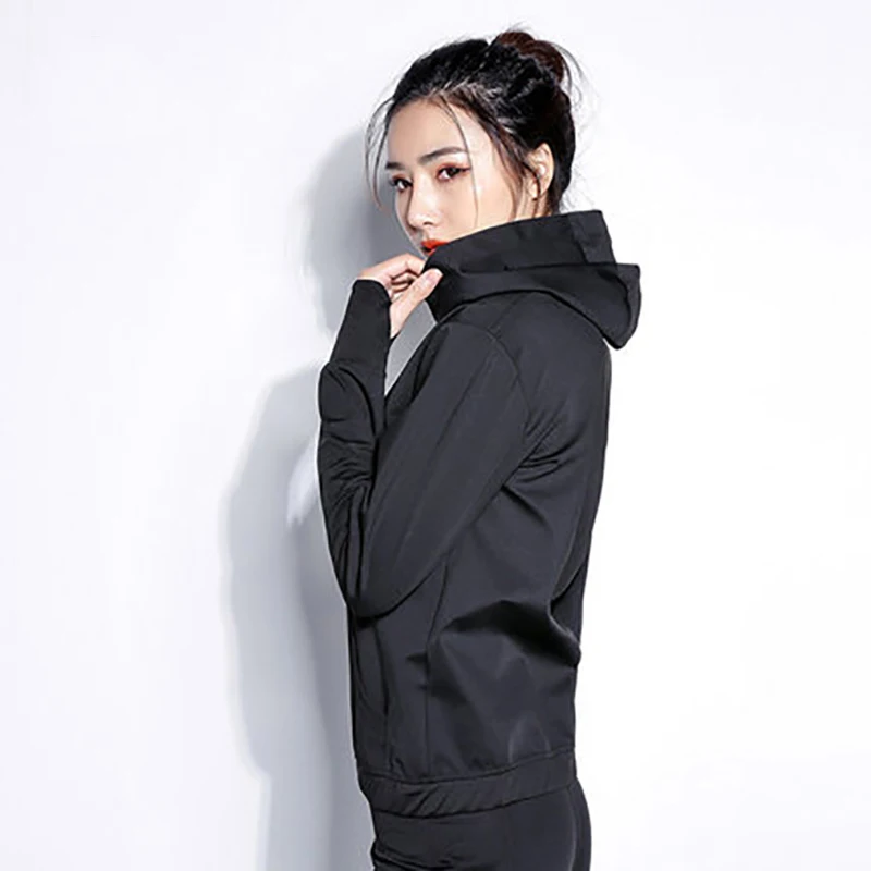 Hot Shirt Sauna Suit Sweat Body Shaper Top Zipper Long Sleeve Weight Loss Boxing Gym Suits Workout Jacket | Спорт и развлечения