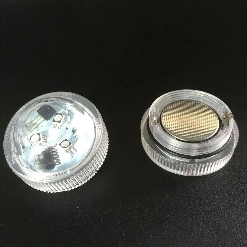 

Submersible 3CM Diamond RGB LED Lights Waterproof Night For Vase Battery Powered Controller Remote Decor Party Lights Lamp L4S3