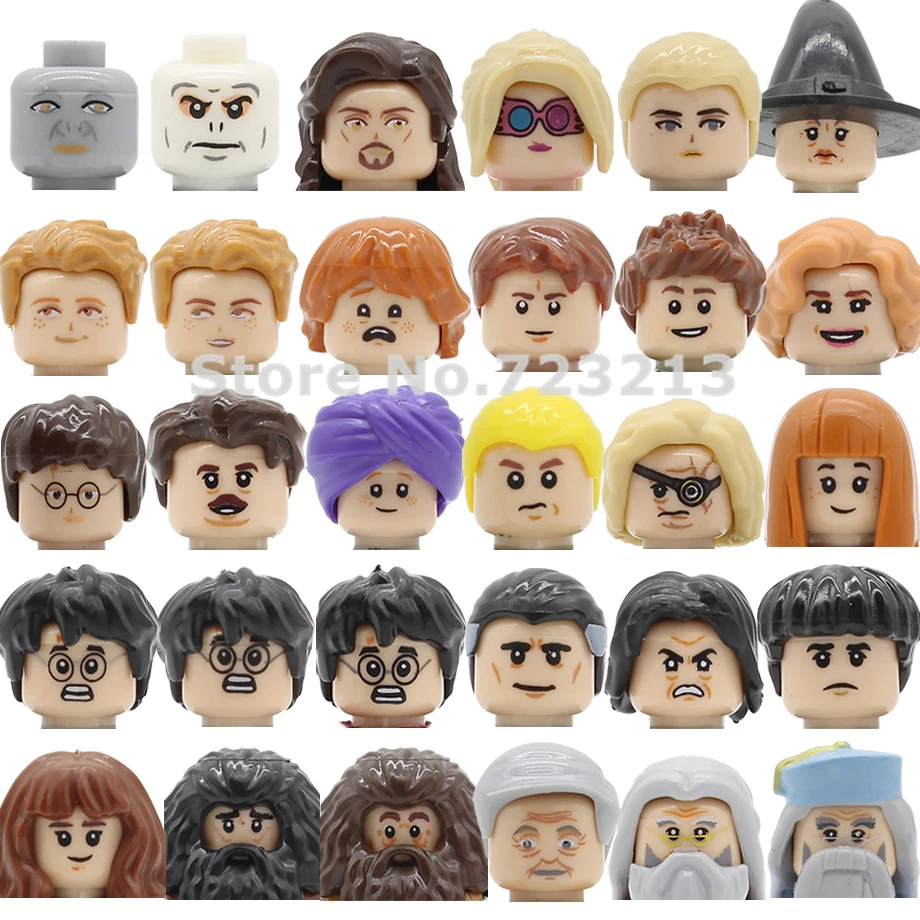 

Feleph Single Movie Figure Head PG8161 PG8162 PG8173 PG8155 Building Blocks Brick Toys Children