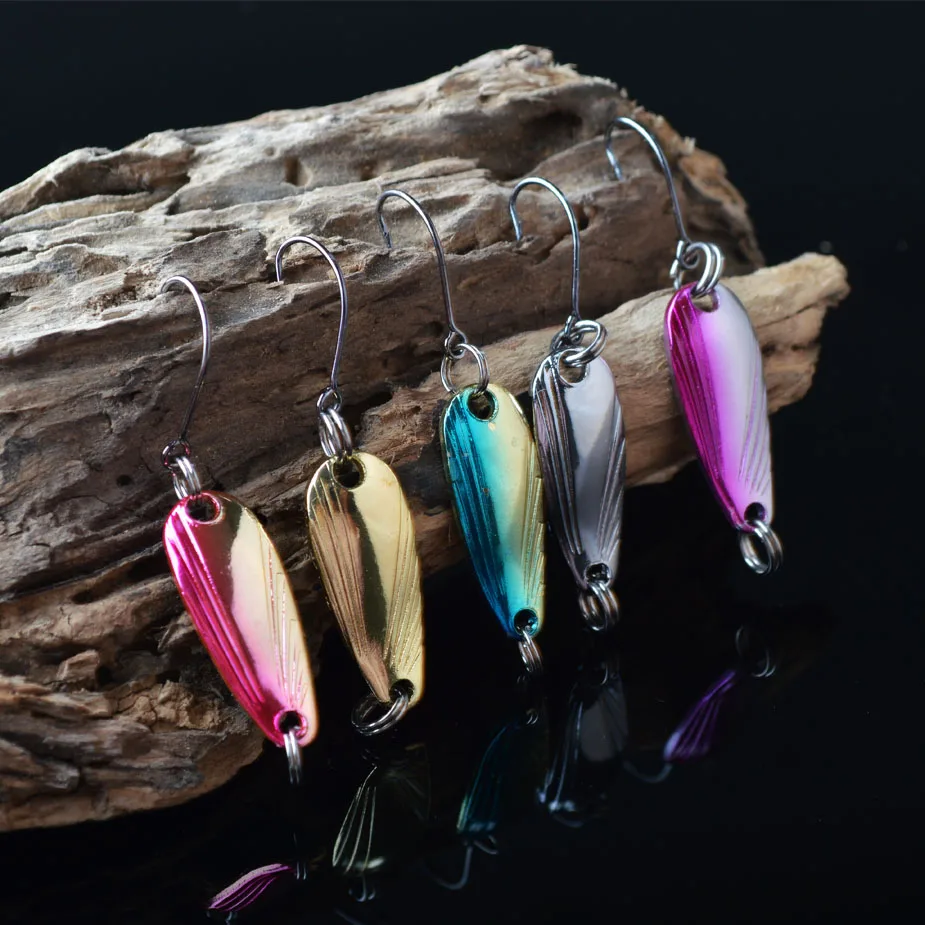 TOMA 10PCS Metal Spoon Baits Fishing Spinner Lure Trout 2.5g 3.0g Wobbler Artificial Mini Bait | Спорт и развлечения
