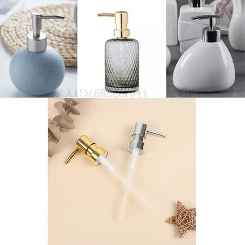 

Металлический насос для мыла, оригинальная запасная головка, 28-резьбовая крышка насоса, 1 шт.