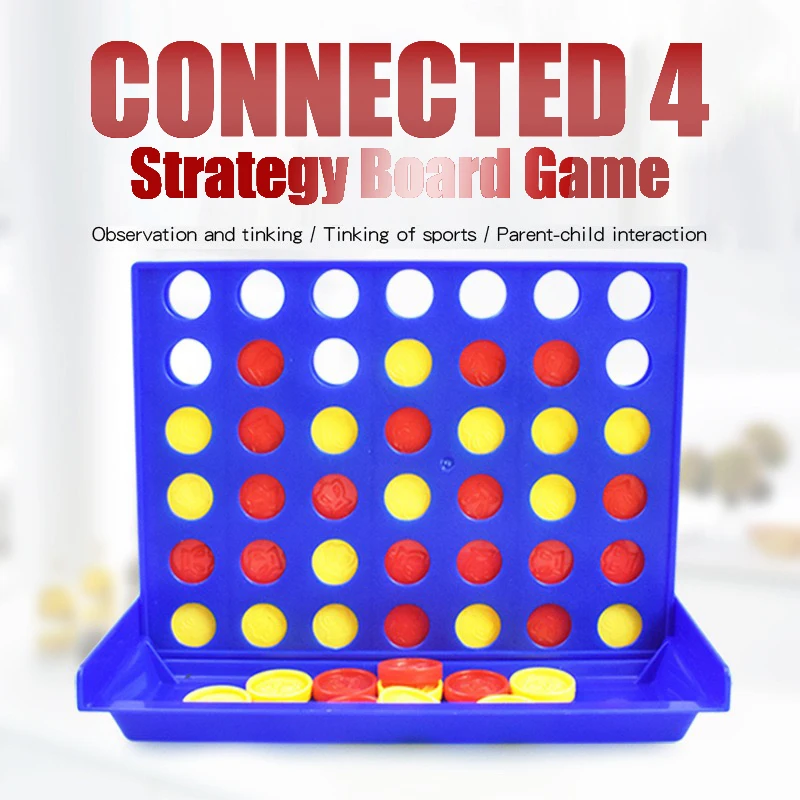 Настольная игра Connect 4 для детей от 6 лет и старше Классическая складная | Игрушки
