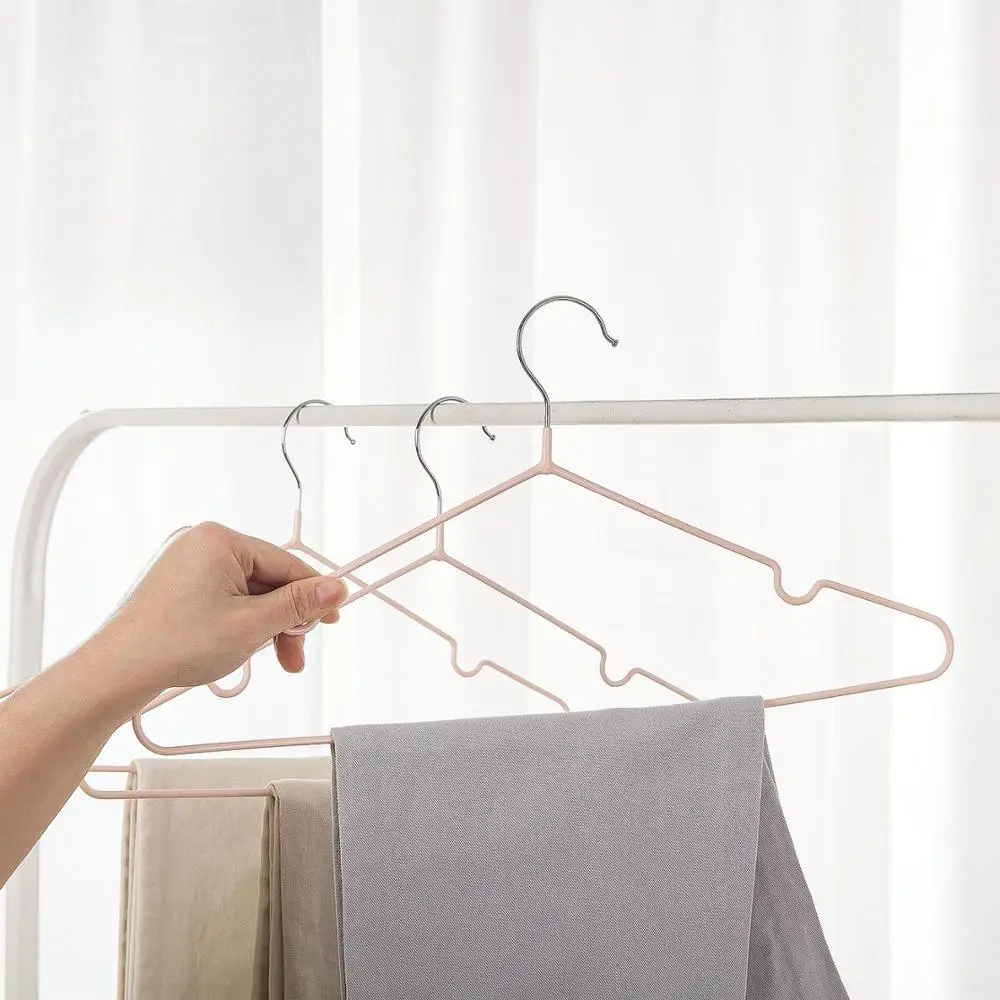 10 шт./лот Нескользящая вешалка для одежды детей и взрослых сушилки металлическая