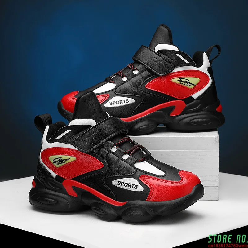 

Популярные Детские Модные Повседневные кроссовки для мальчиков Детские Кроссовки Брендовая обувь для мальчиков для бега Баскетбольная об...