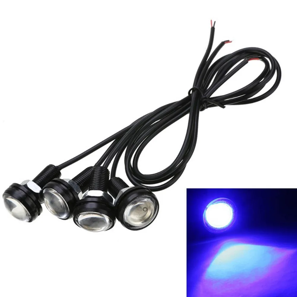 

4pcs/set Car Parking Light For Marine Boat Lights Blue LED Boat Light Waterproof Signal Reverse Lamp Accessories DC 12V