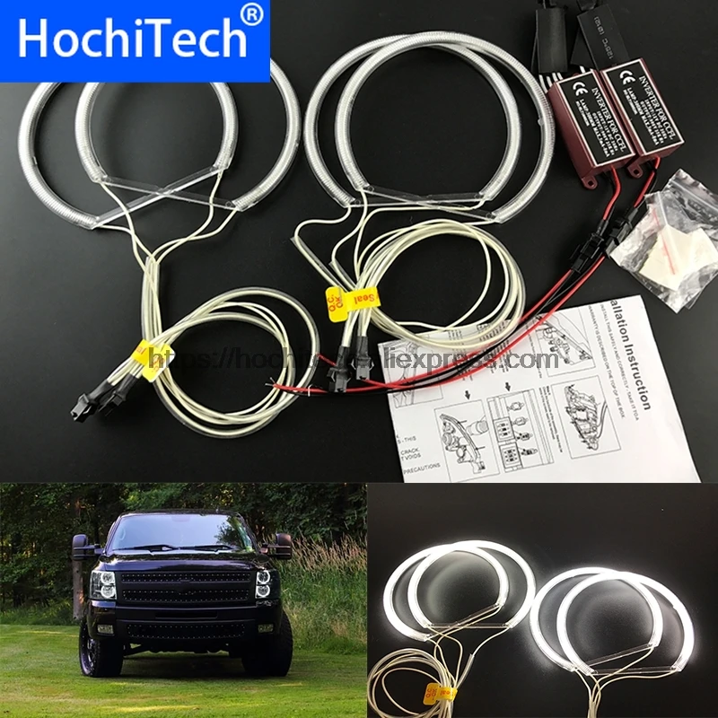 HochiTech для 2007-2014 GMC Sierra 1500 2500 3500 автомобильный Стайлинг белый 6000K CCFL головной свет