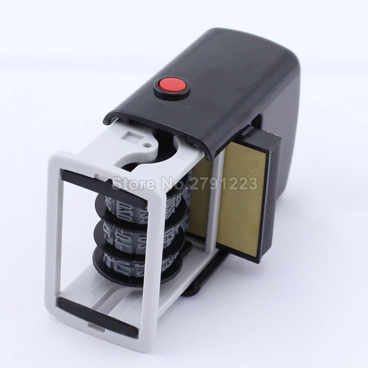 Резиновый Штамп для самостоятельного нанесения даты 3 без чернил мм Прочный