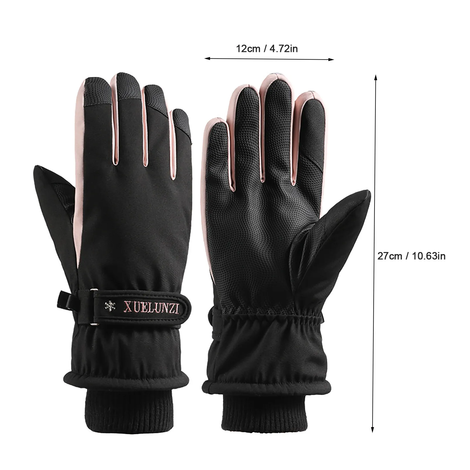 

New Women Winter Warm Windproof Thermal Screen Gloves Mittens Telefingers Gloves #W