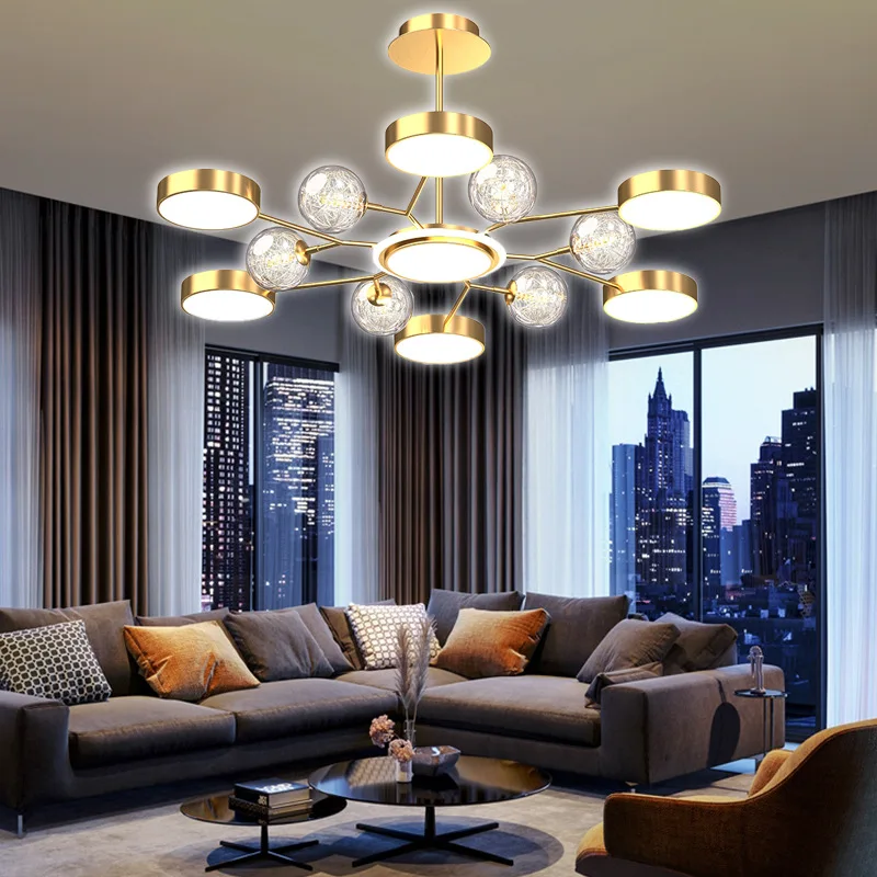 

Modern Nordic Pendant Light Luxury Artpad Led Hanging Home Decoration Modern Chandeliers Ceiling Bedroom Lustre Indoor Lighting