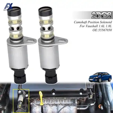 2x55567050 распределительный вал, кулачковый электромагнитный клапан для фототрекера Sonic Aveo Pontiac G3 Opel Vauxhall Zafira B C 1.6L 1.8L