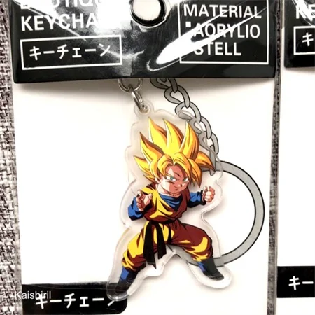 Dragon Ball Z аниме брелок мультфильм Супер Saiyan Goku брелок экшн игрушка Фигурки Коллекция Модель игрушки брелок кольцо брелок