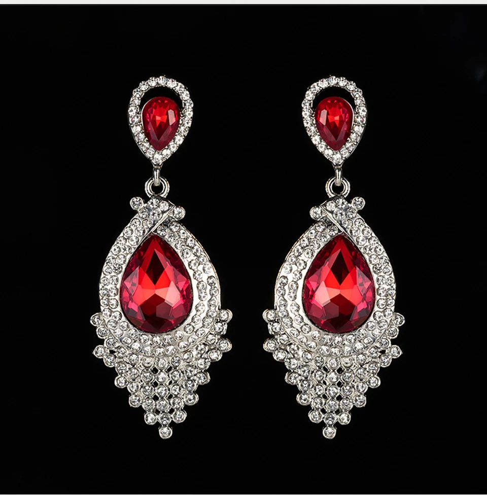YFJEWE Hot Fashion Horse Eye Earrings Jewelry Latest Design Austrian Crystal Earrings Female Wedding Christmas Gifts E487