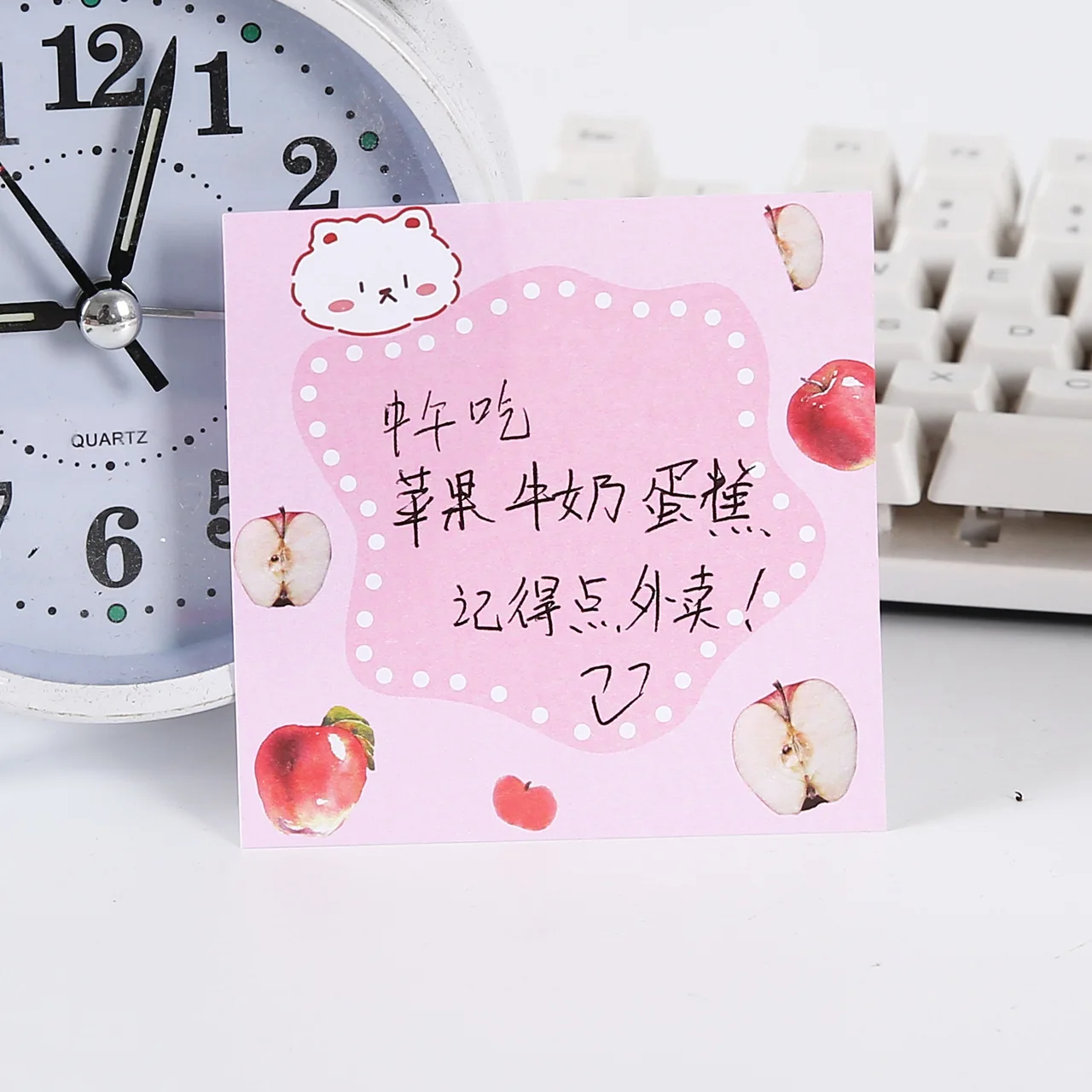

50Page Korean Creativity Cute Fruit Student Message Memo Pad School Supplies Office Tag Stationery Sticky Notes Planner Notebook