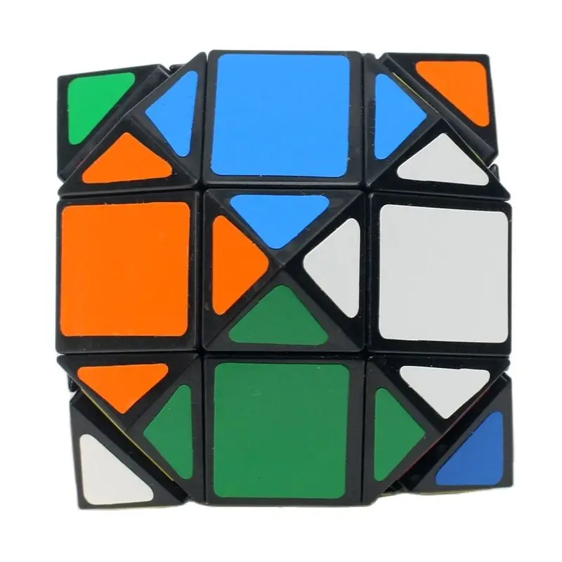 Lanlan 3x3 Dodecahedron Алмазный магический куб головоломка черный драгоценный камень 57 мм